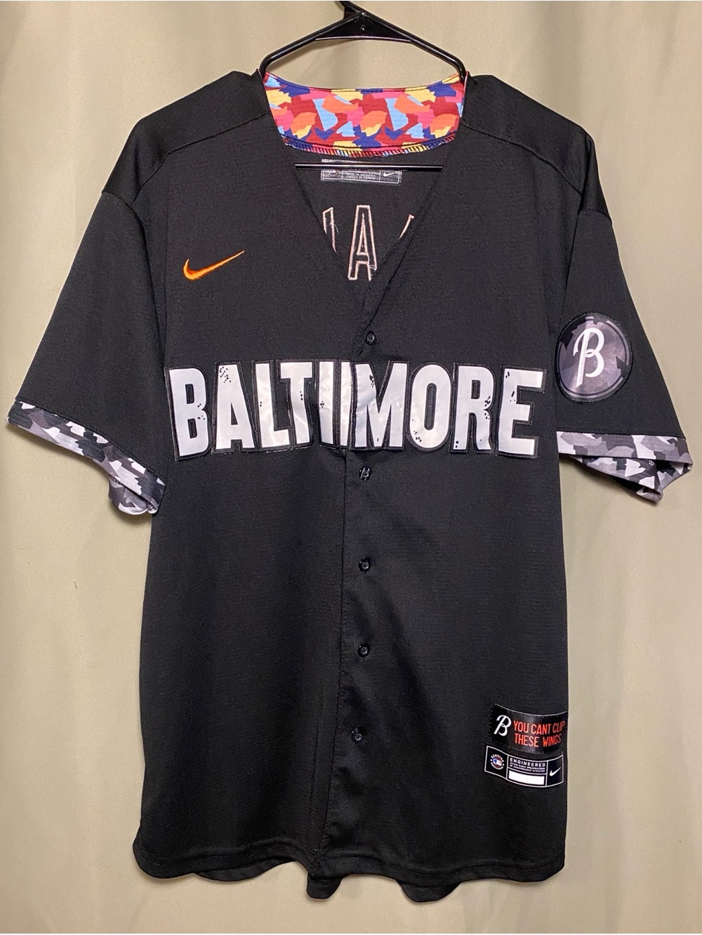 Nike Baltimore Orioles City Connect Austin Hayes #21 MLB Baseball Jersey M